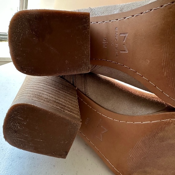 Marc Fisher Oshay Pointed Toe Suede Booties - Picture 6 of 9